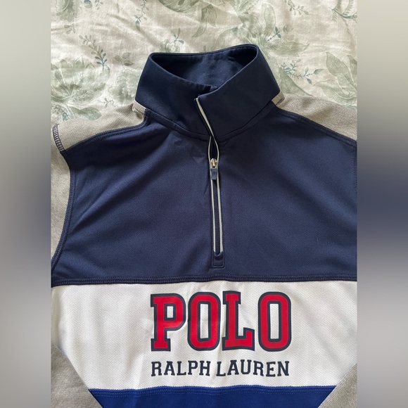 Ralph Lauren Boys Performance Half-Zip Pullover - Picture 4 of 8